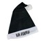 Fun World Black and White 'Bah Humbug' Unisex Adult Christmas Santa Hat Costume Accessory - One Size